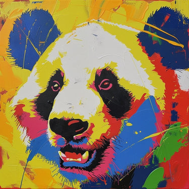 Panda Art canvas